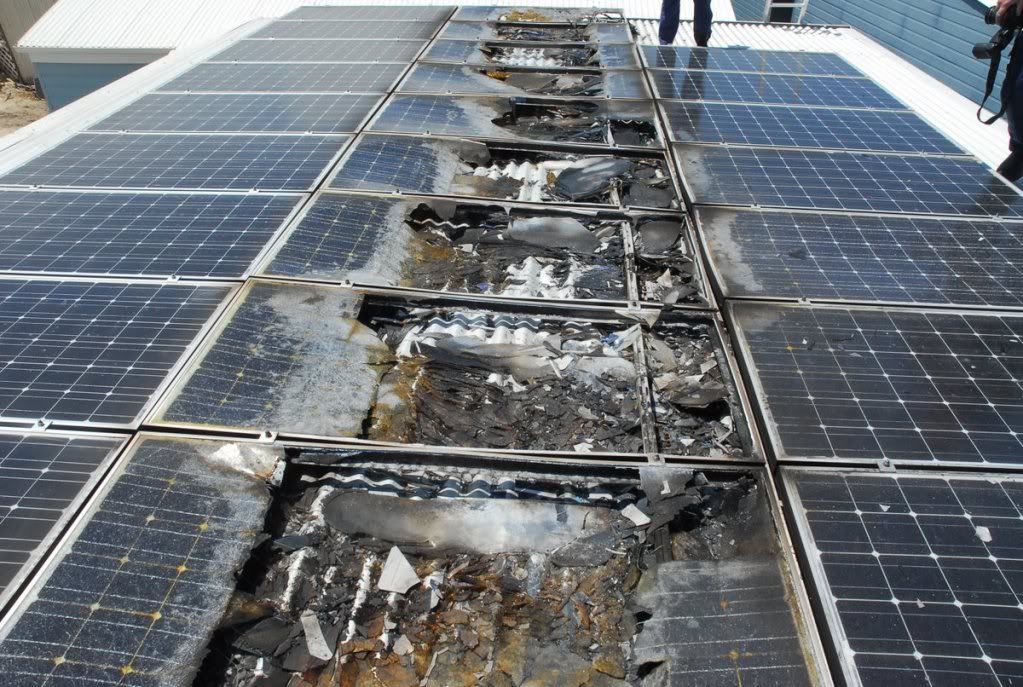 Solar panels catch fire on roof (USA) Solar PV discussion